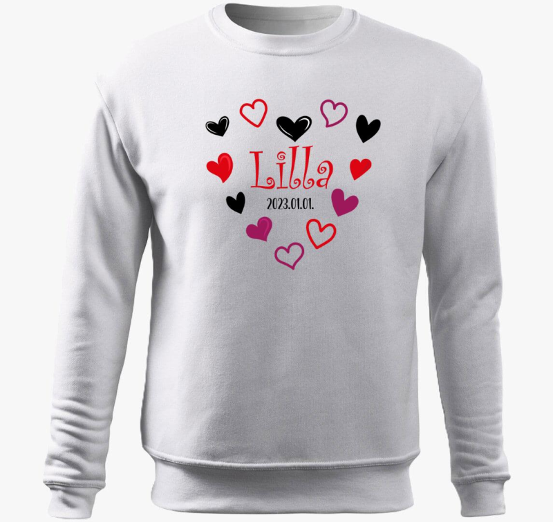 Egyedi neves, pulover s kapuco