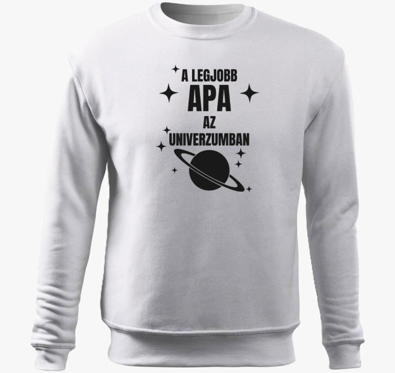 legjobb oče univerzumban pulover s kapuco