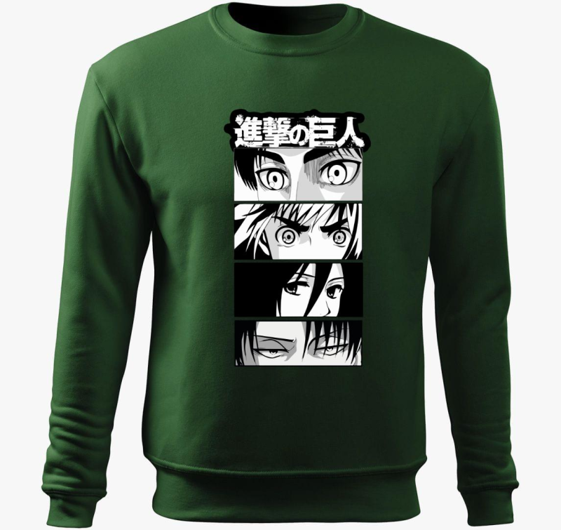 Attack on Titan csapat felirat pulover s kapuco