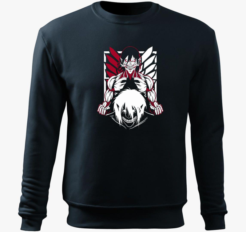 Attack on Titan Eren Yeager pulover s kapuco