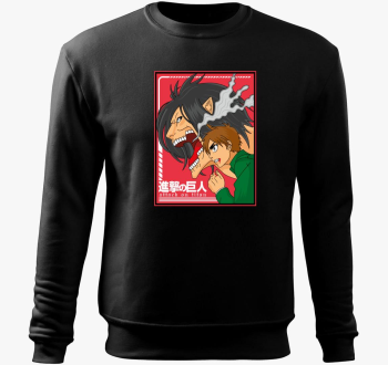 Attack on Titan Eren Yeager pulover s kapuco