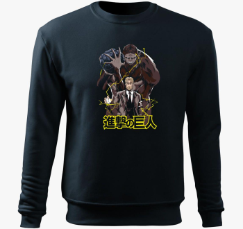 Attack on Titan - Bestia pulover s kapuco