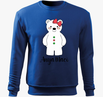 Mama maci pulover s kapuco