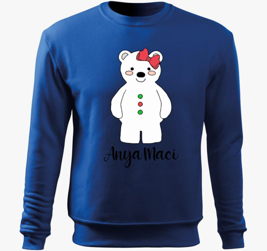 Mama maci pulover s kapuco