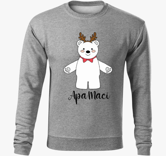 Oče maci pulover s kapuco