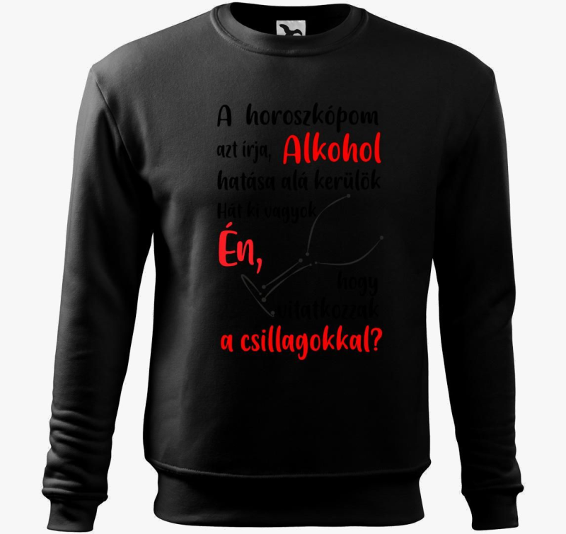 Alkohol pulover s kapuco