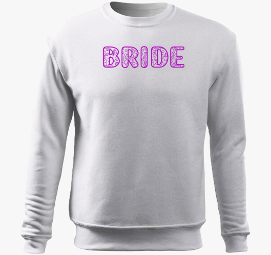 Bride pink pulover s kapuco