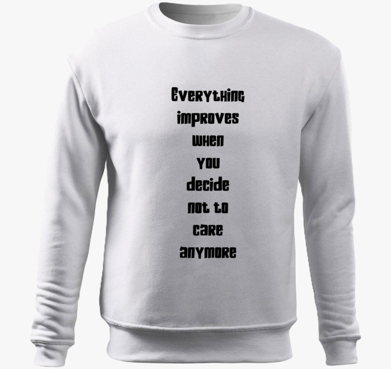 not to care pulover s kapuco