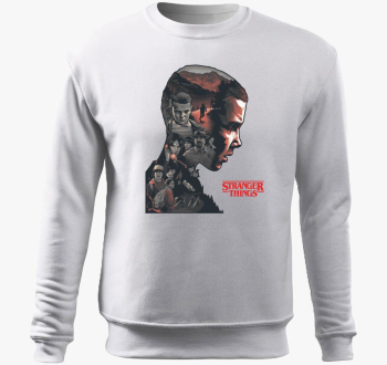 Stranger Things sziluett pulover s kapuco