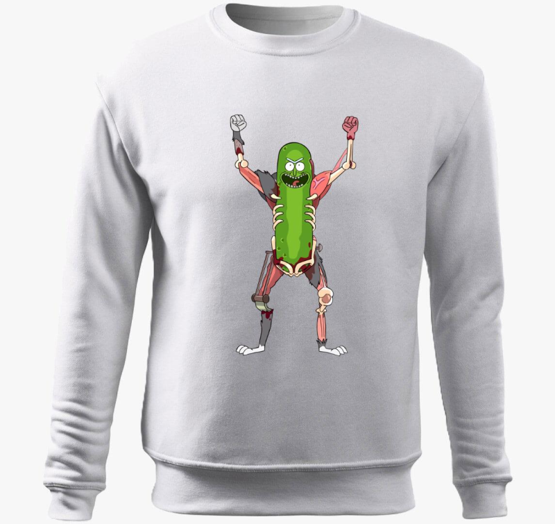 Pickle Rick Rat Suit pulover s kapuco