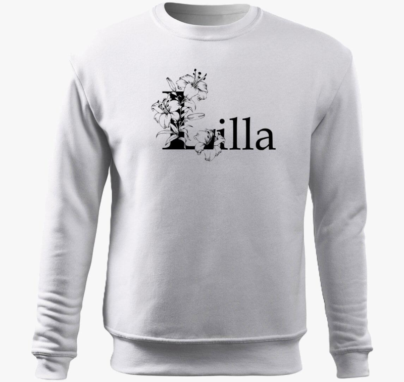 Lilla pulover s kapuco