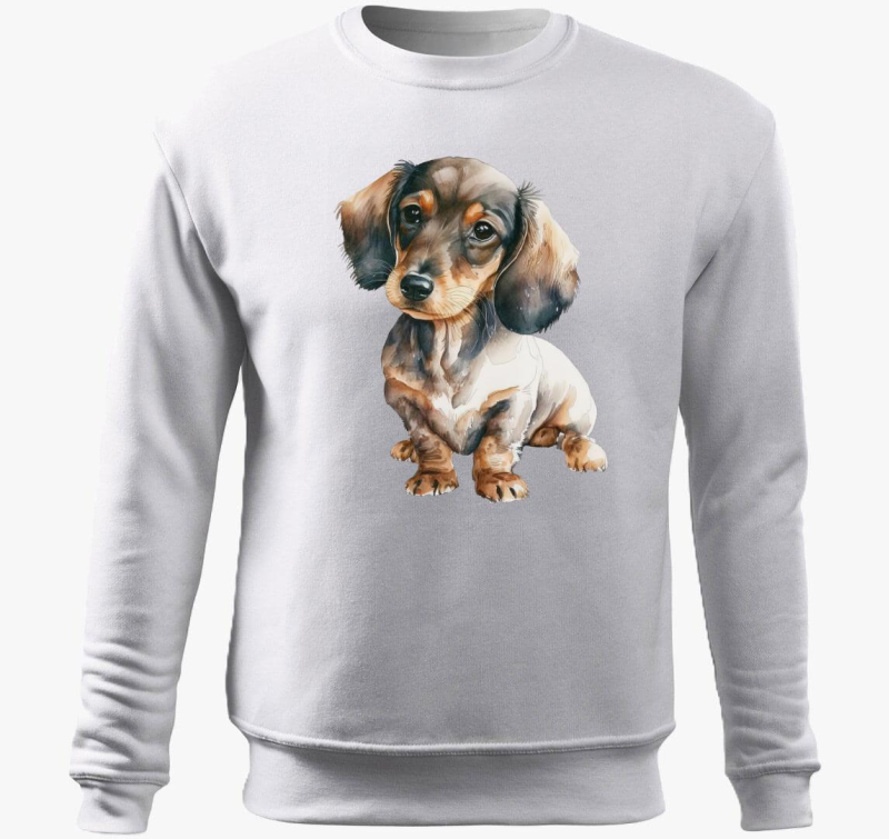 daschund pulover s kapuco