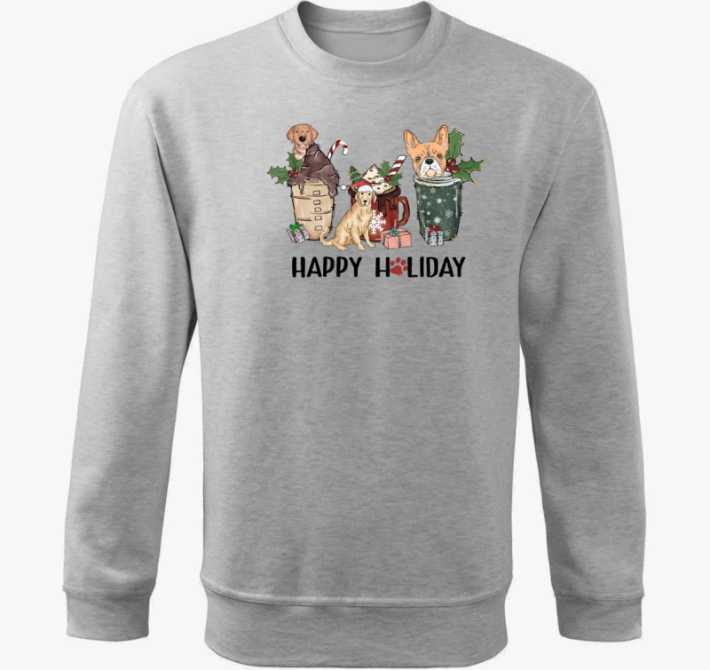 Happy Holiday pulover s kapuco