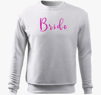 Bride pink szivecske pulover s kapuco