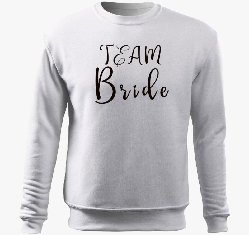 TEAM Bride črna pulover s kapuco