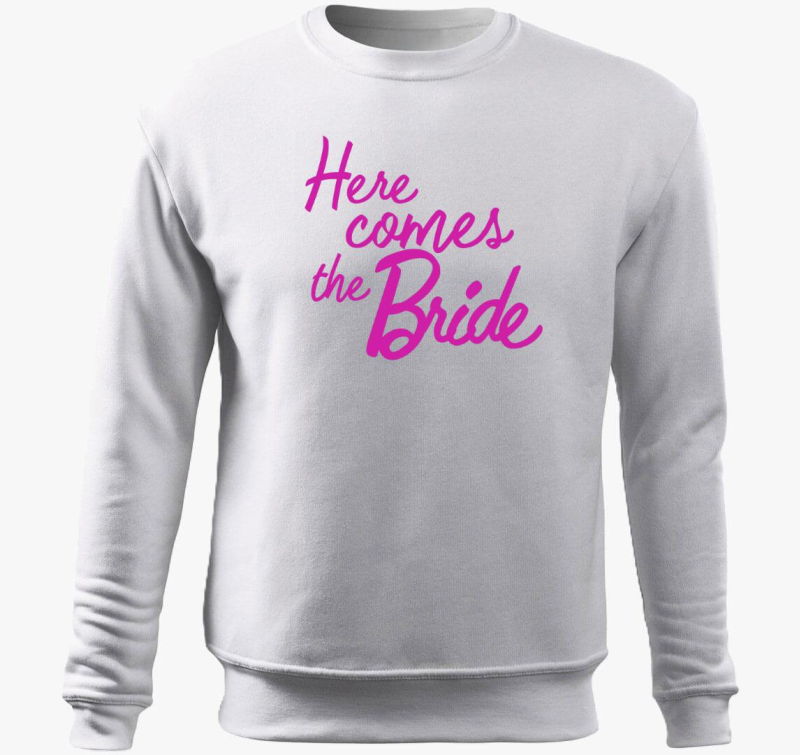 Here comes the Bride Barbies pulover s kapuco