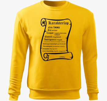 Karakterlap tanu pulover s kapuco