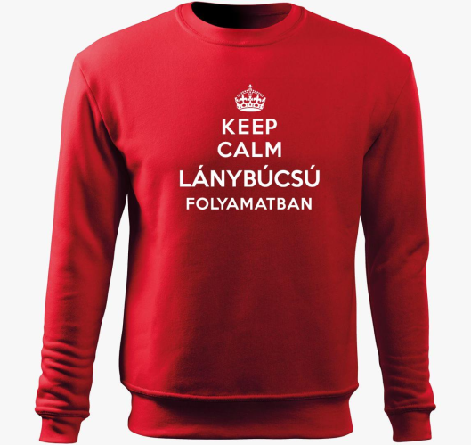 Keep calm folyamatban pulover ...