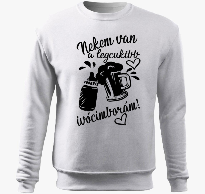 Oče legcukibb Nekem je pulover s kapuco