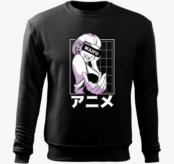 Waifu pulover s kapuco
