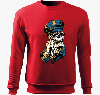 Skeleton Officer pulover s kapuco