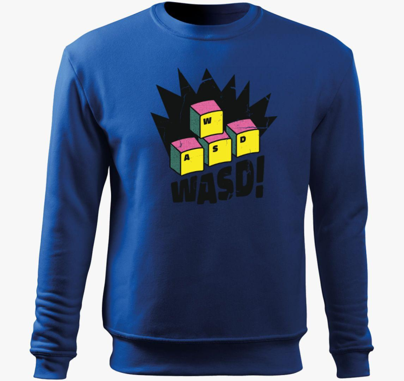WASD igazi gamer pulover s kapuco