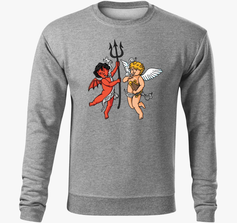 Angyal in pulover s kapuco