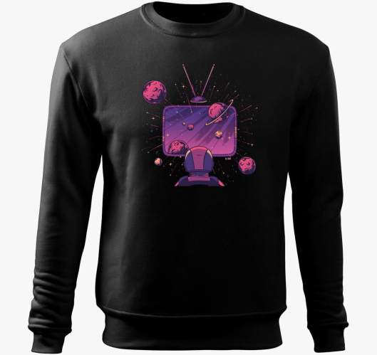 Space TV pulover s kapuco