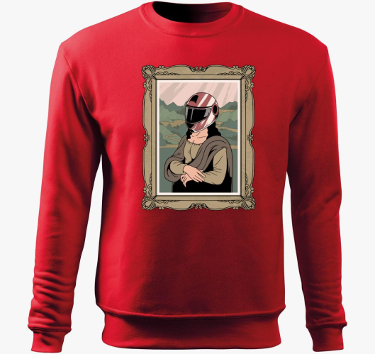 Motoros Mona pulover s kapuco