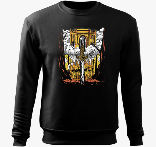 Valhalla kapuja pulover s kapu...