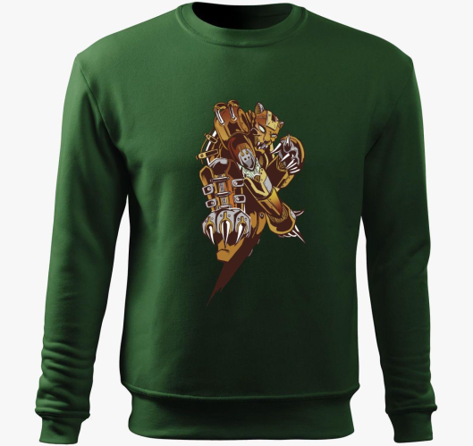 Steampunk medve pulover s kapu...
