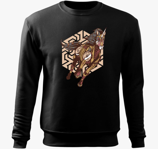 Steampunk unikornis pulover s ...