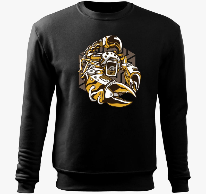 Steampunk pulover s kapuco