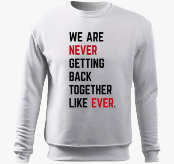 we are never Taylor Swift pulover s kapuco