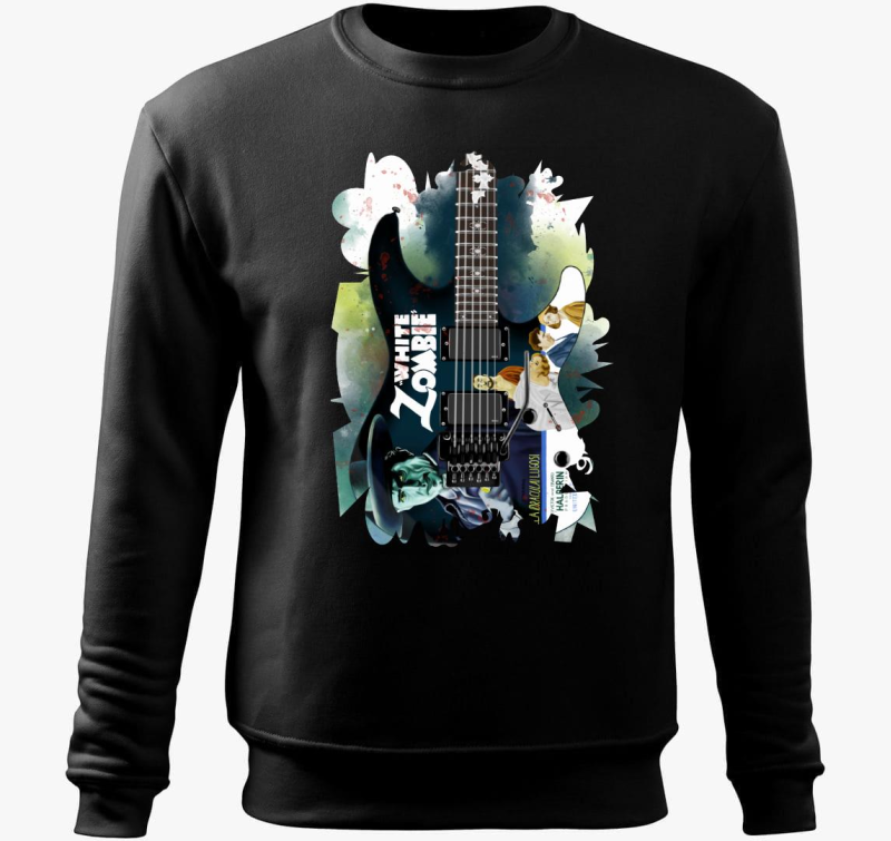 Kirk Hammett White Zombie Kitara pulover s kapuco