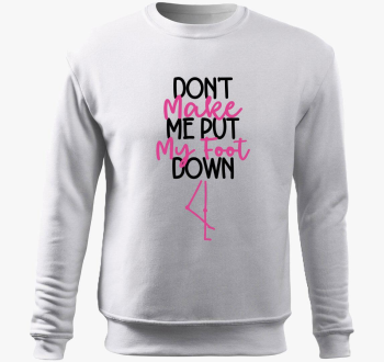 Flamingo foot pulover s kapuco