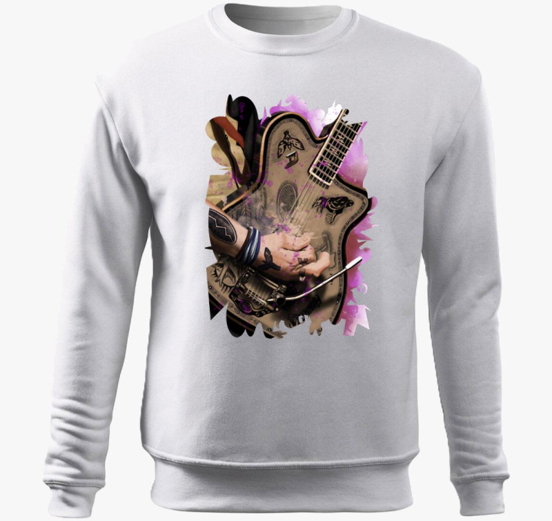 Johnny Depp kitara pulover s kapuco