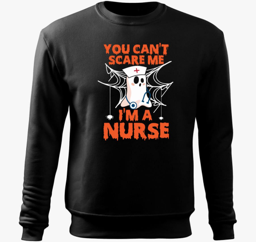 nurse halloween pulover s kapu...
