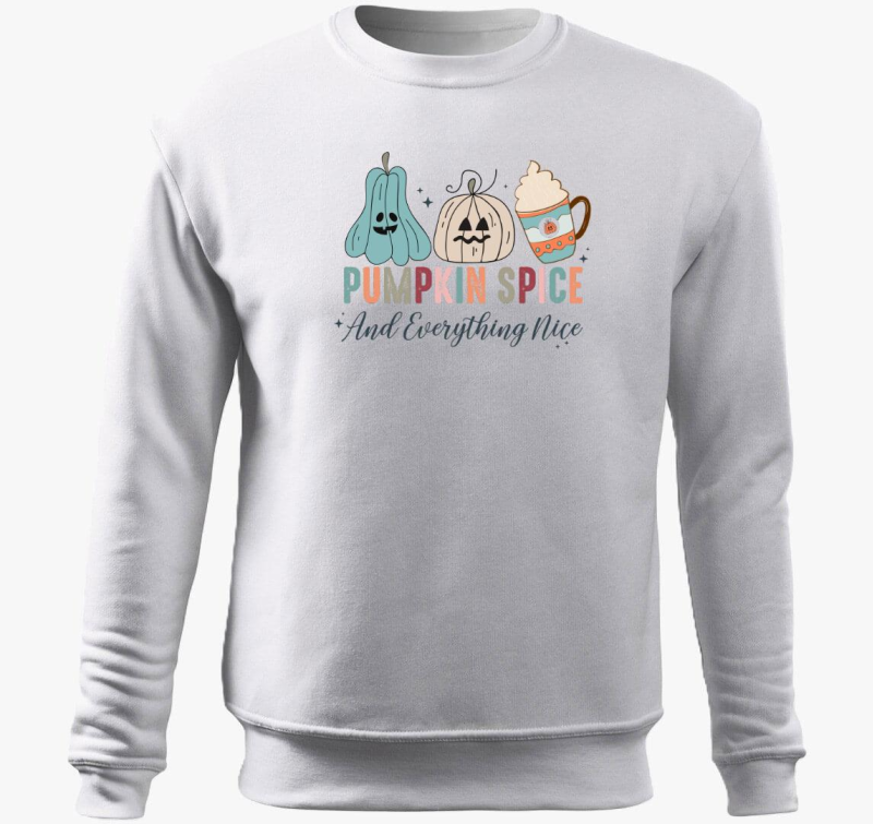 pumpkin spice pasztell pulover s kapuco