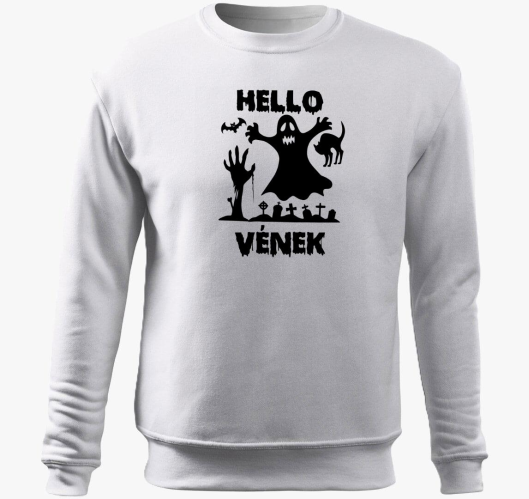 Hello halloween pulover s kapu...