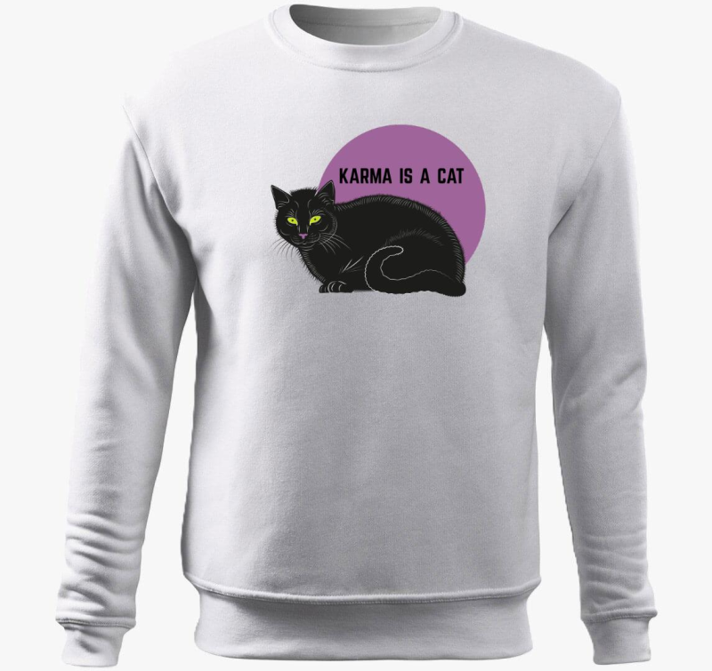 Karma is cat pulover s kapuco