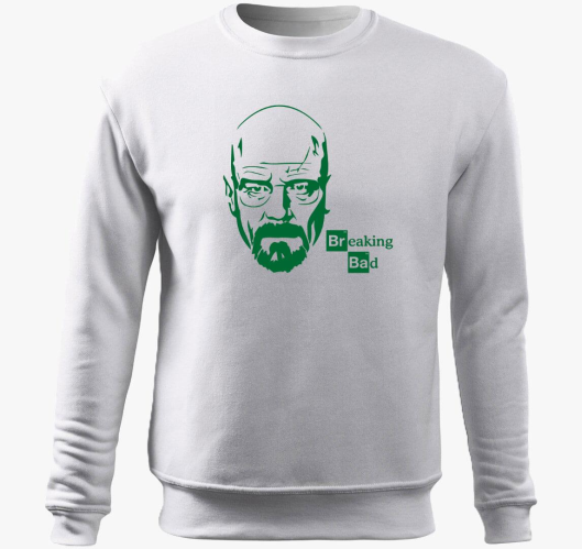 Breaking zelena pulover s kapu...