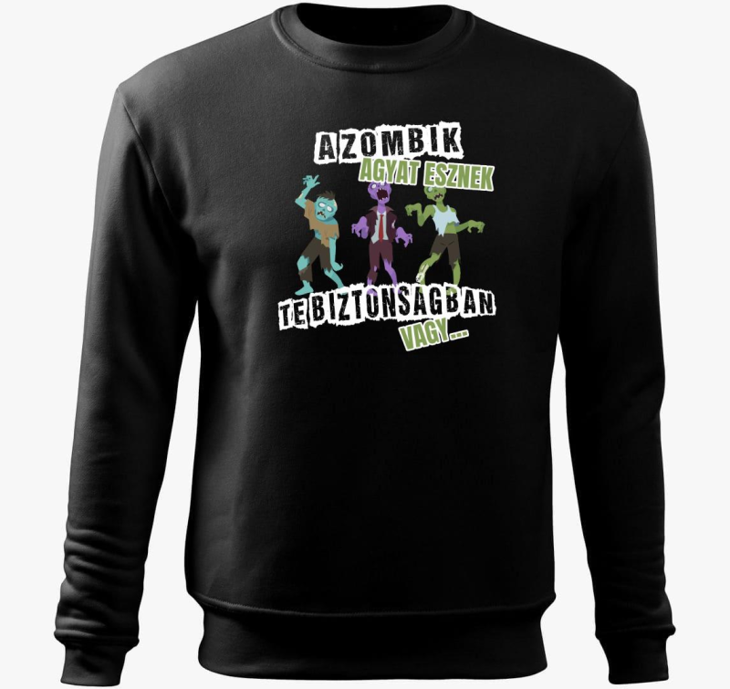 zombik agyat esznek te ali pulover s kapuco