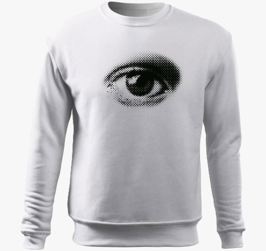 Dotted eye pulover s kapuco