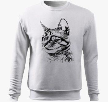 Aranyos cica 2 pulover s kapuco