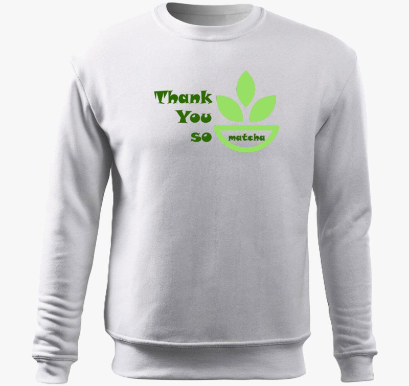 so matcha pulover s kapuco