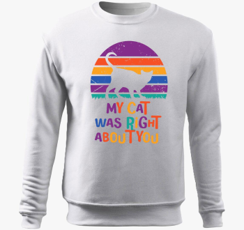 cat right pulover s kapuco