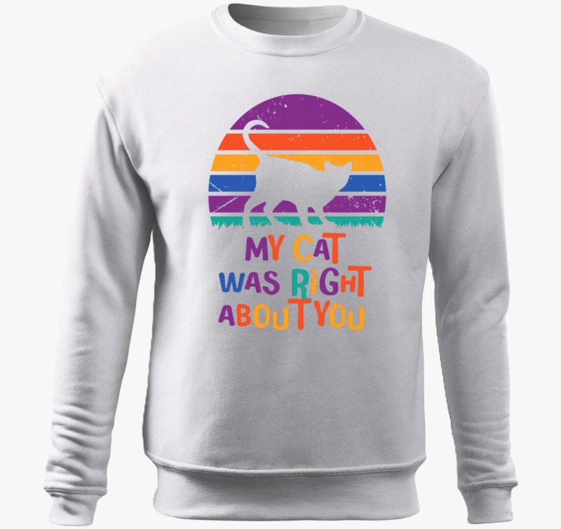 cat right pulover s kapuco