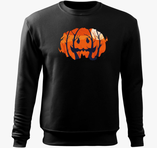 Halloween forest pulover s kap...