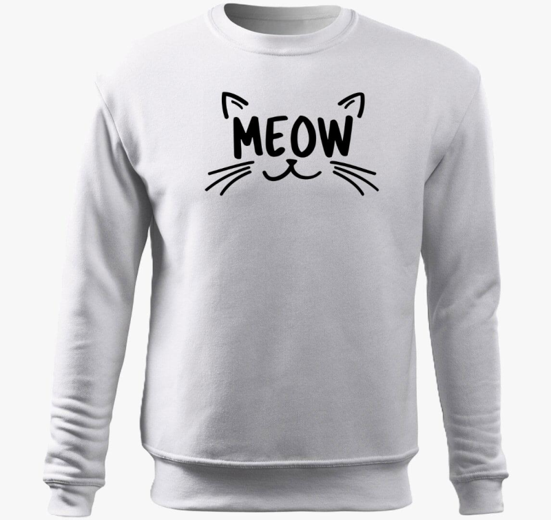 Meow cica pulover s kapuco